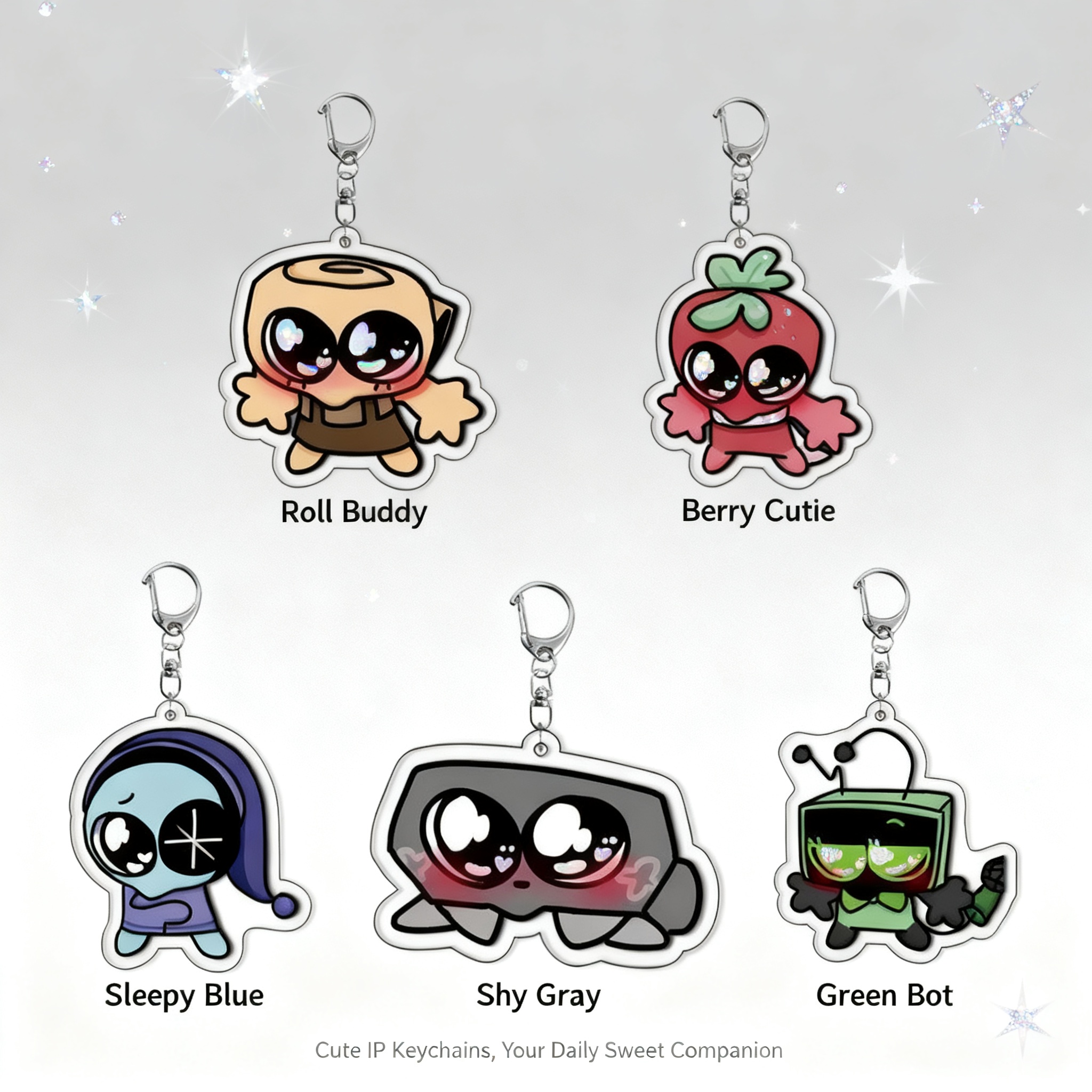 Laptop Accessories World - Dandys World Plush Scraps Acrylic Keychain