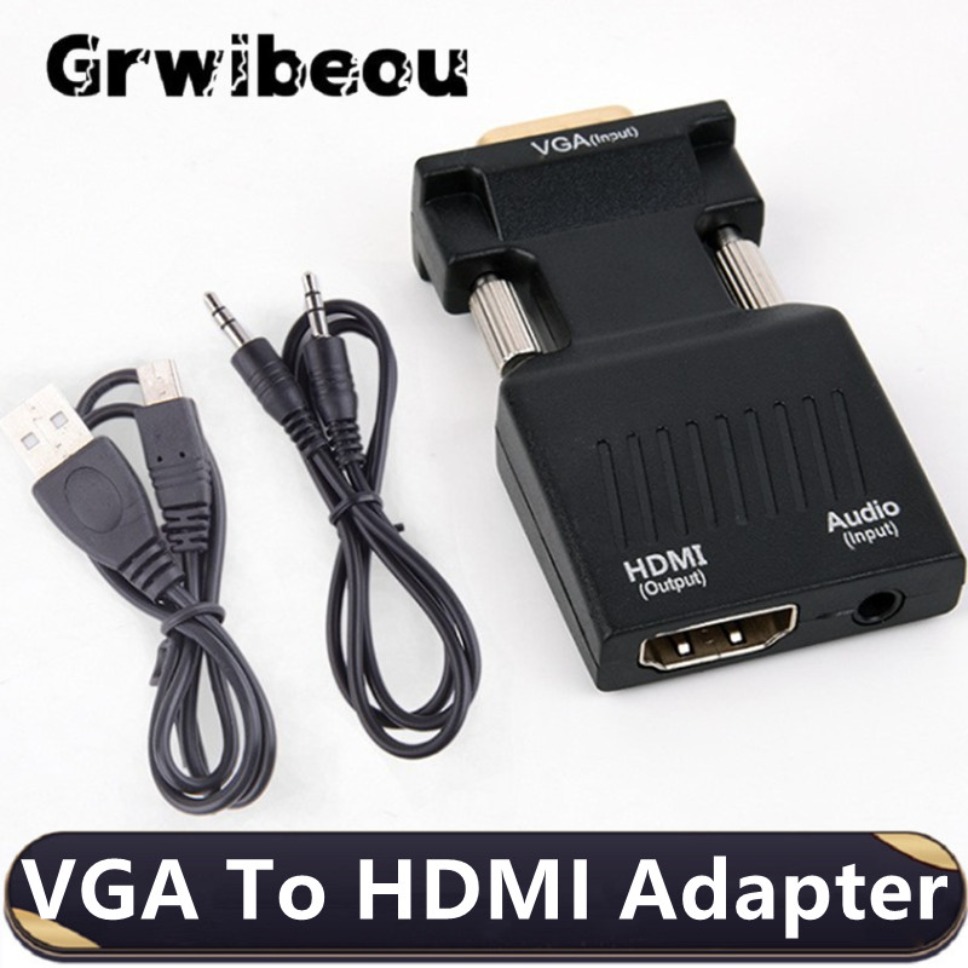Hdmi Vga Adapter - 1080P VGA to HDMI Converter With