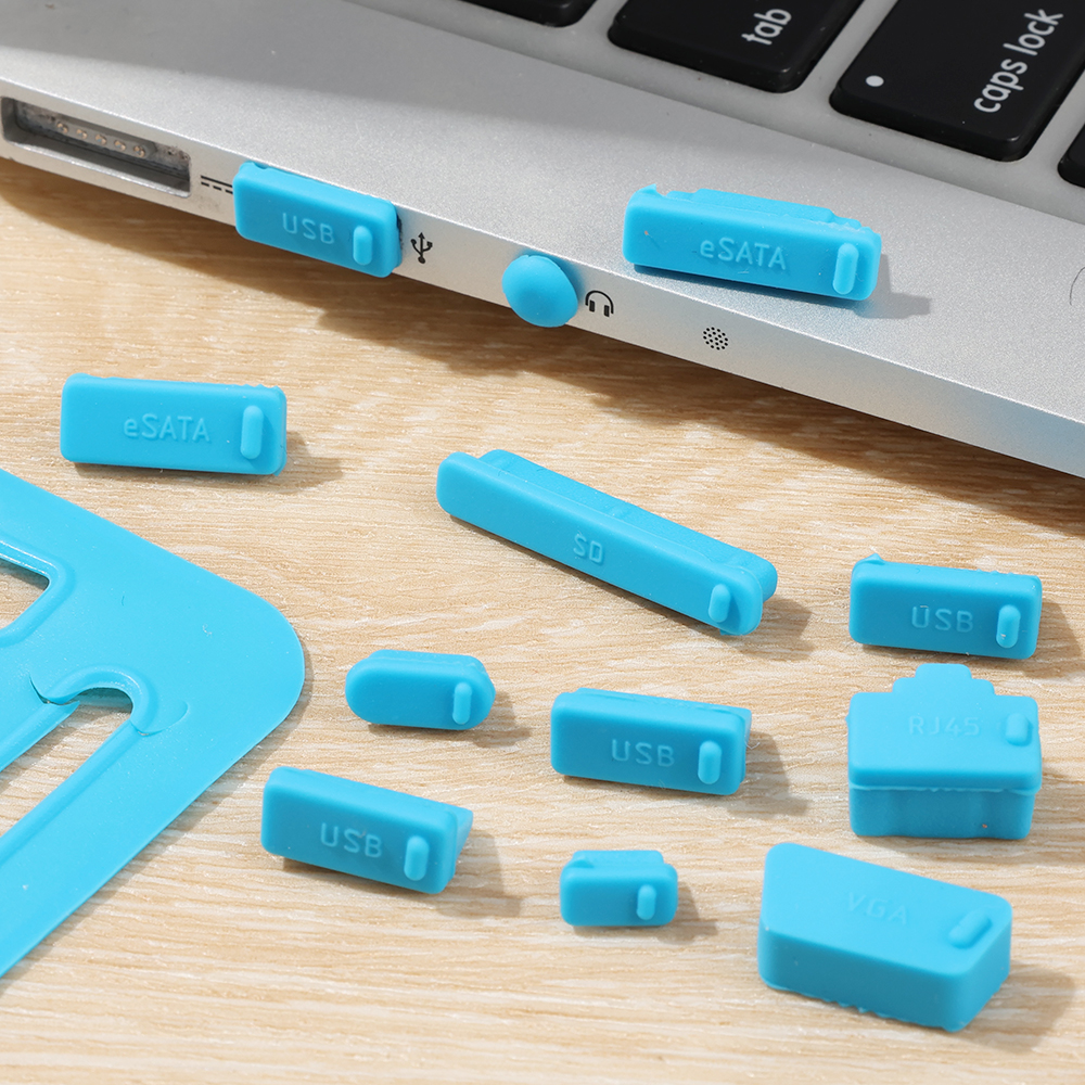 16pcs Silicone Anti-Dust Plugs – обзор и цена Laptop Accessories Protector