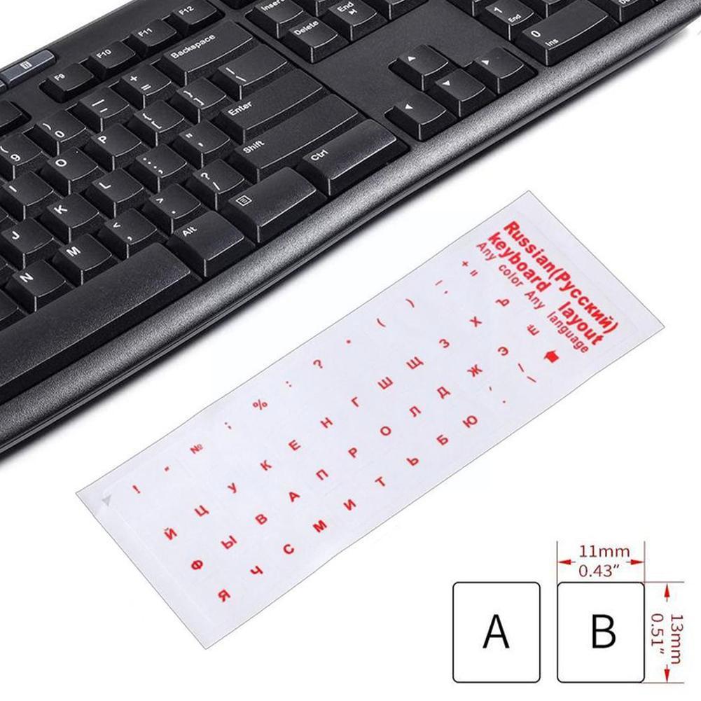 1PC Clear Russian Sticker Film – обзор и цена Laptop Accessories For Protection