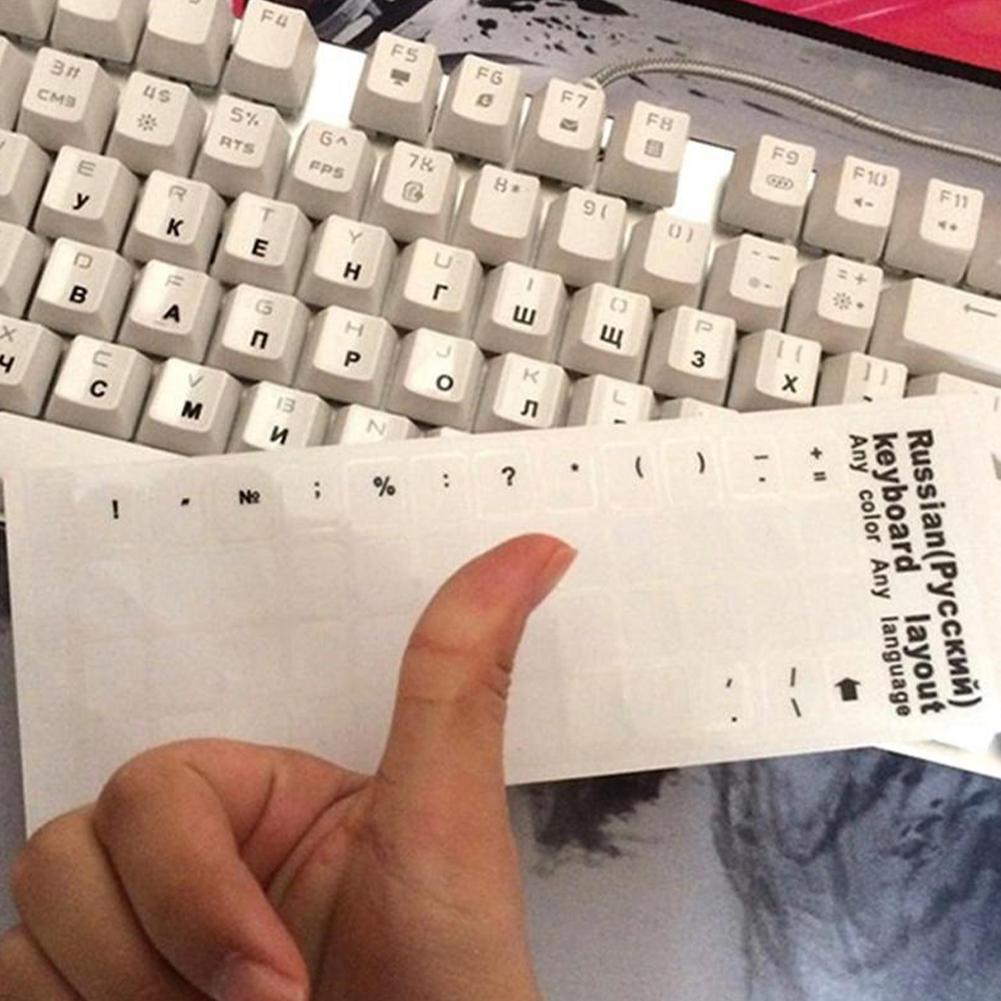 1PC Clear Russian Sticker Film – обзор и цена Laptop Accessories For Protection