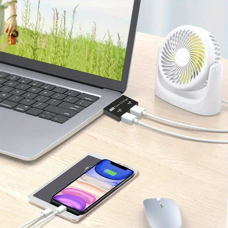 USB2.0 Splitter 1 Male To 2 Po – обзор и цена Laptop Accessories Macbook