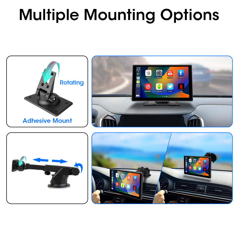Universal Jansite 9 Inch Carpl – обзор и цена Monitor Portable Usb