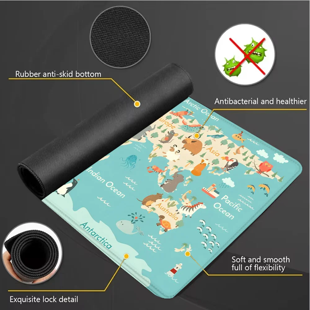 World Map Gaming Mouse Pad Ani – обзор и цена Laptop Accessories World
