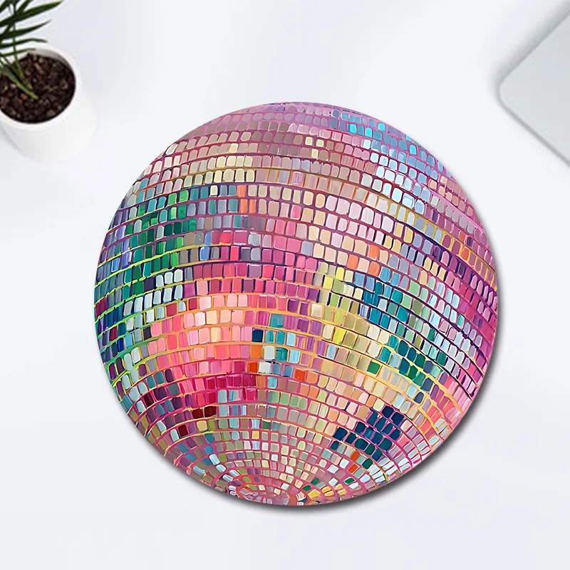 Rubber Round Pink Disco Ball M – обзор и цена Laptop Accessories For Protection