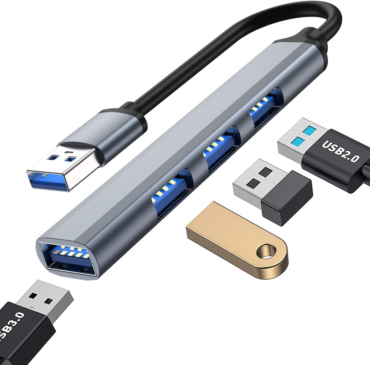4-Port Multi-Splitter USB Hub  – обзор и цена Laptop Accessories Macbook