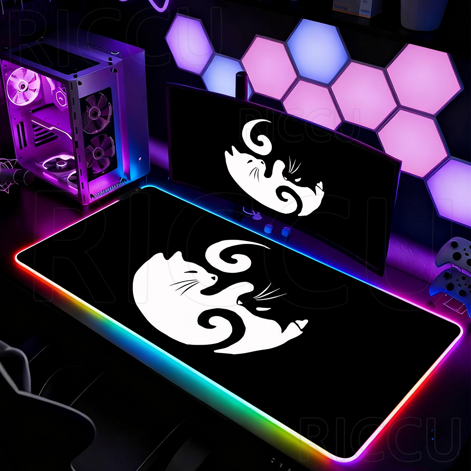 RGB HD Black and White Cat Cut – обзор и цена Laptop Accessories Rgb