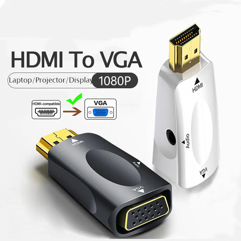 1/2/3/4pcs Mini HDMI-Compatibl – обзор и цена Hdmi Vga Adapter