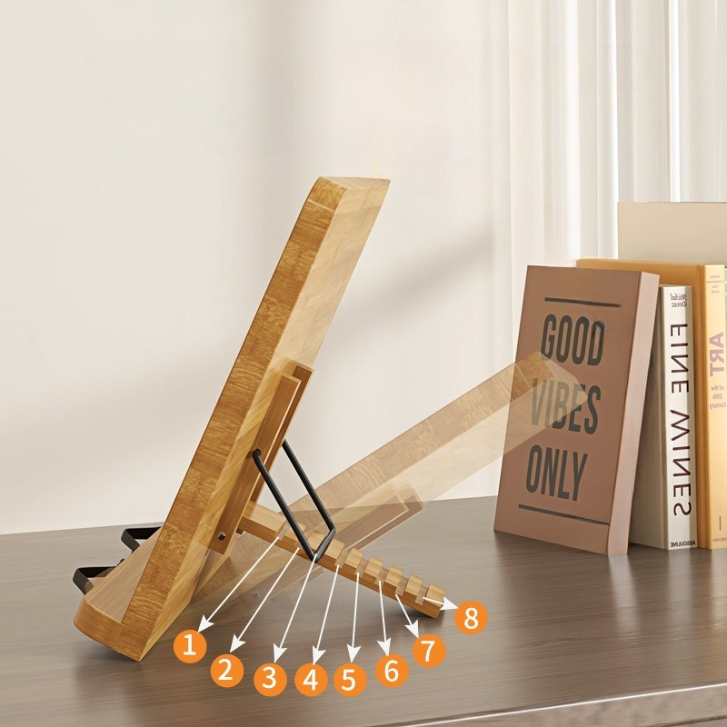 Wooden Reading Book Stand, Mul – обзор и цена Laptop Office Accessories