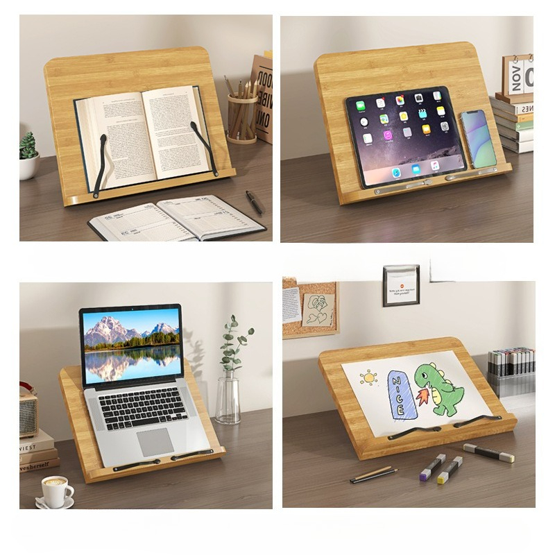 Wooden Reading Book Stand, Mul – обзор и цена Laptop Office Accessories