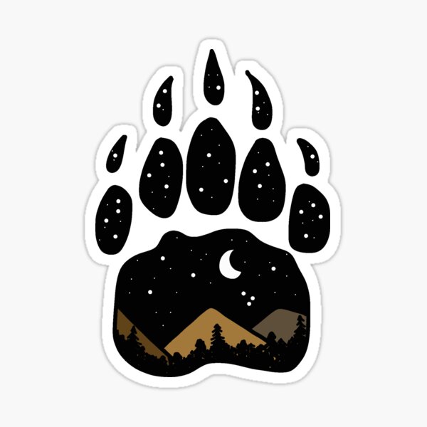 Papa Bear Print  Car Sticker D – обзор и цена Laptop Accessories 3D Print