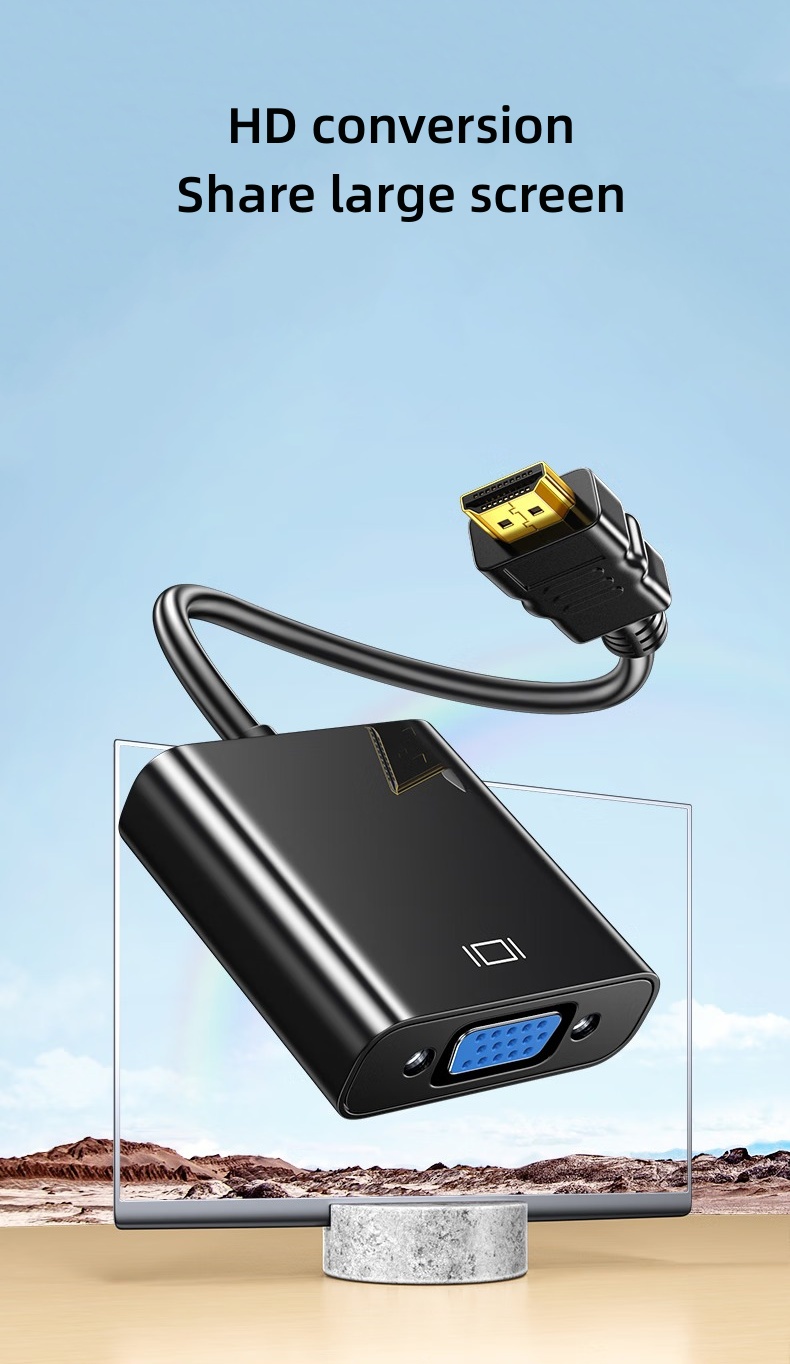 DT-2903 1080P Hdmi Male to Vga – обзор и цена Hdmi Vga Adapter