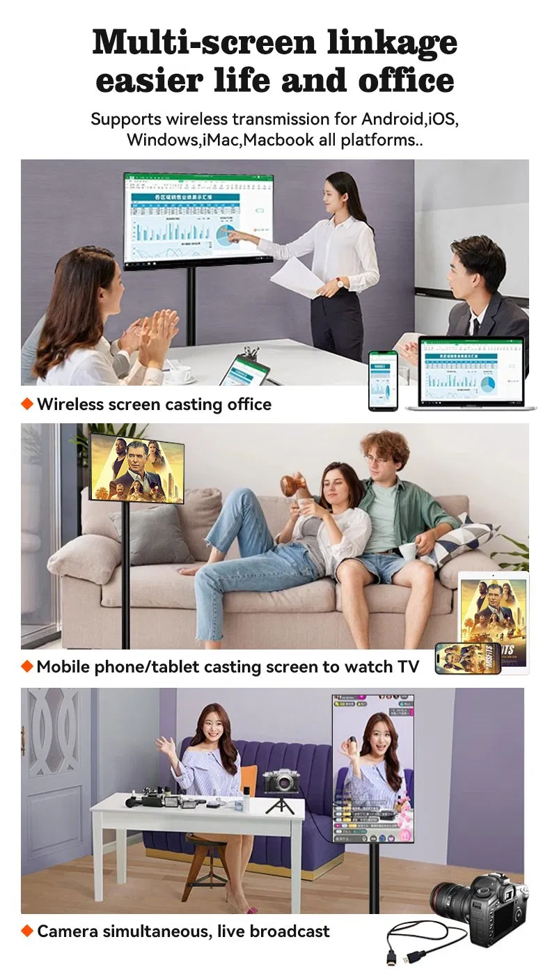 24 Inch WiFi USB Android 13.0  – обзор и цена Monitor Portable Usb
