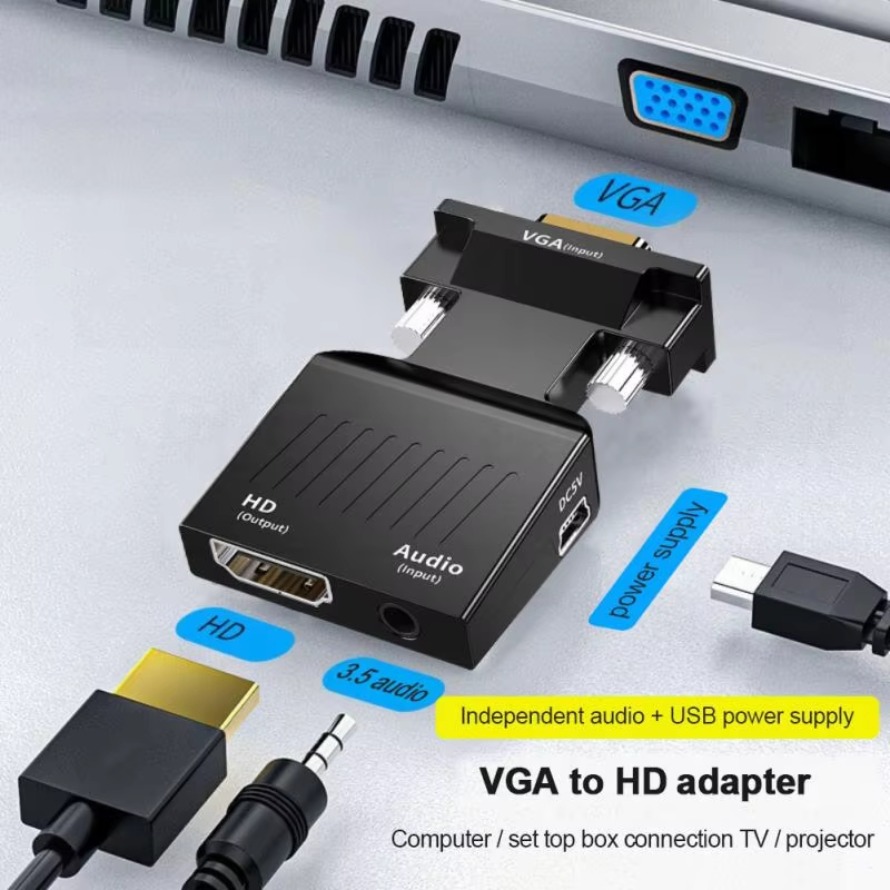 VGA to HDMI-compatible Convert – обзор и цена Hdmi Vga Adapter