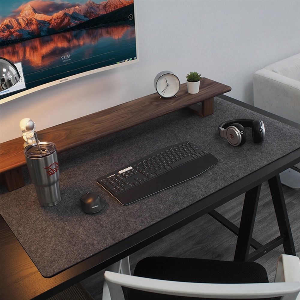 Large Wool Felt Mouse Pad Home – обзор и цена Laptop Accessories Protector