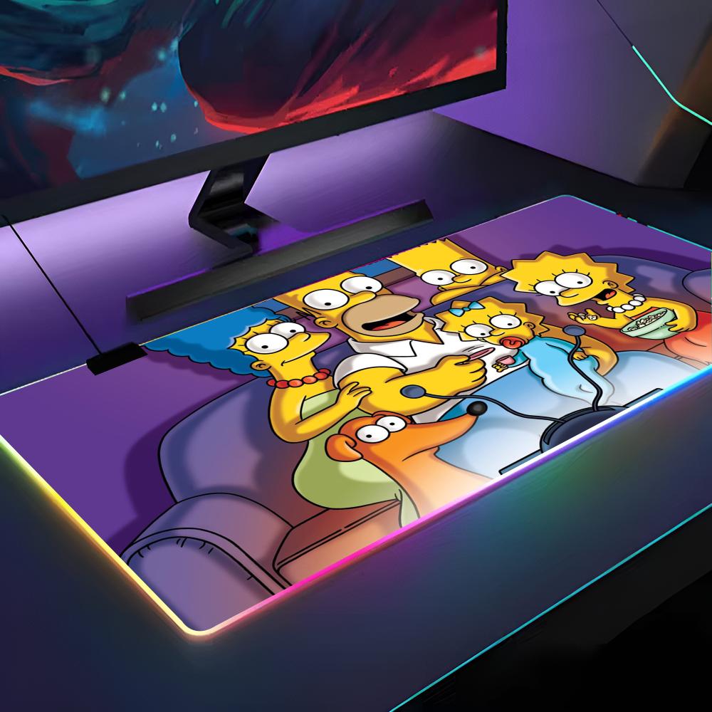 The-Simpsons Cartoon Mouse Pad – обзор и цена Laptop Accessories Rgb