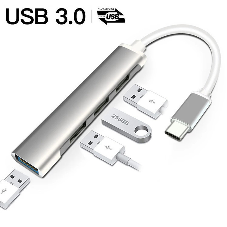4-in-1 USB C HUB 3.0 Type C 3. – обзор и цена Laptop Accessories Macbook