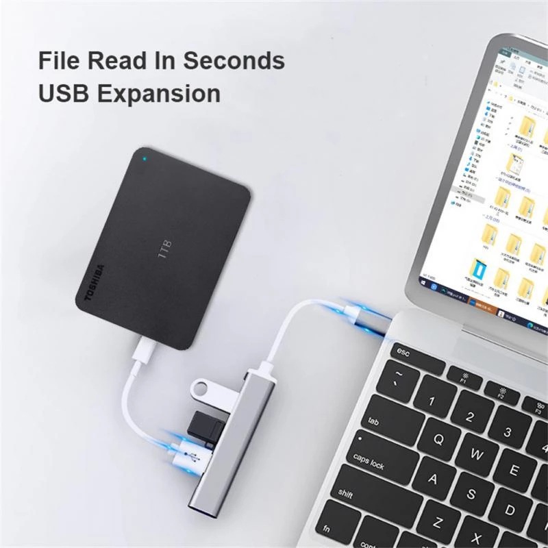 4-in-1 USB C HUB 3.0 Type C 3. – обзор и цена Laptop Accessories Macbook