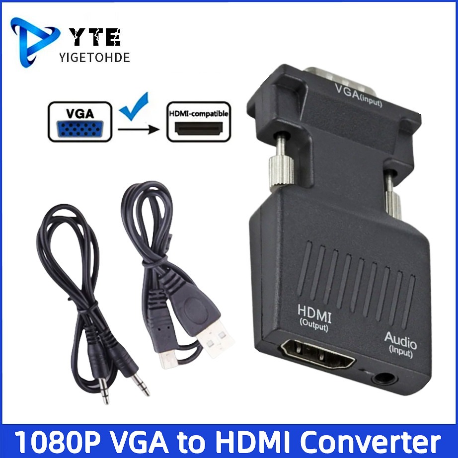 YIGETOHDE VGA to HDMI Converte – обзор и цена Hdmi Vga Adapter