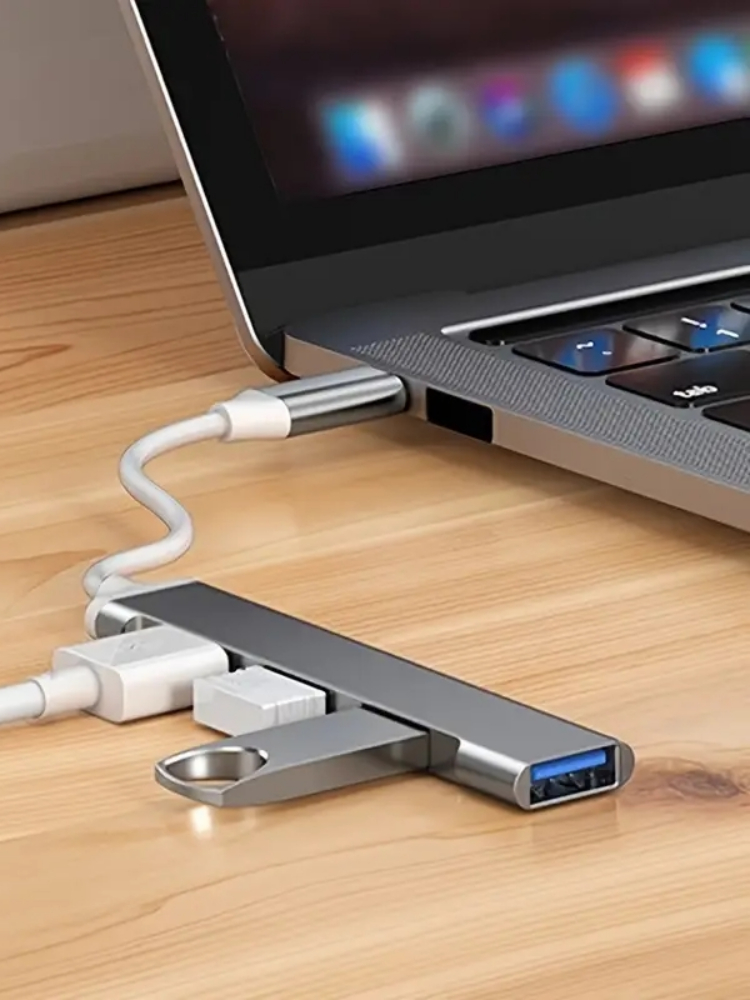 4 Port Multi Splitter Type C H – обзор и цена Laptop Accessories You Need