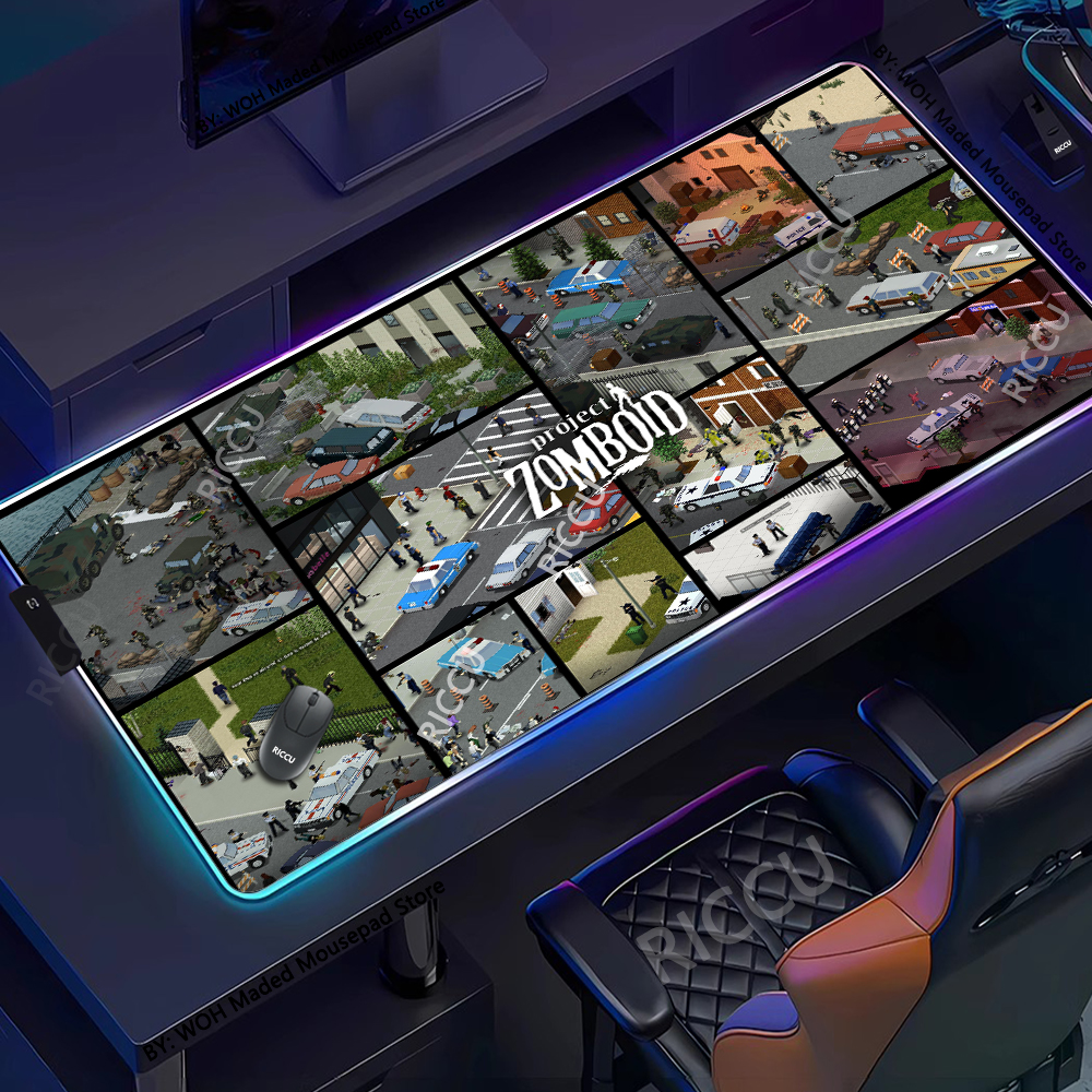 Project Zomboid Game Mousepad  – обзор и цена Laptop Accessories Rgb