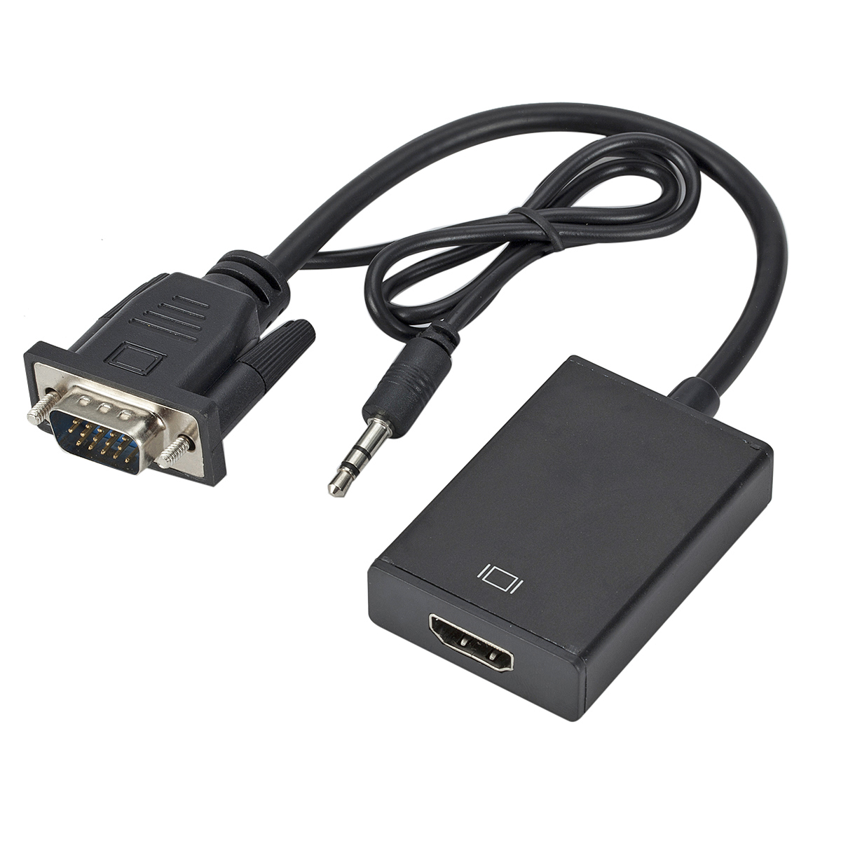 1080P HD VGA TO HD with 3.5mm  – обзор и цена Hdmi Vga Adapter