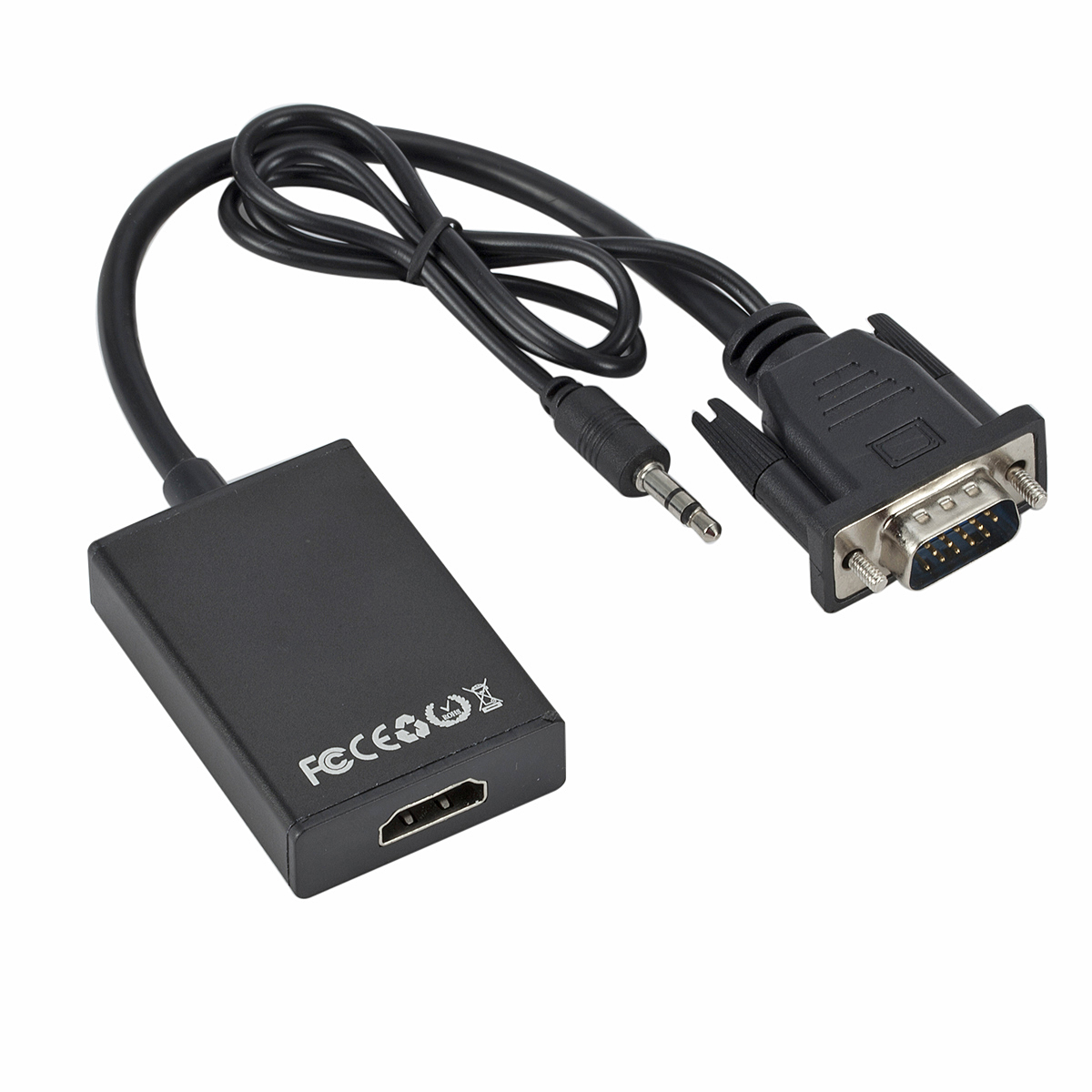 1080P HD VGA TO HD with 3.5mm  – обзор и цена Hdmi Vga Adapter