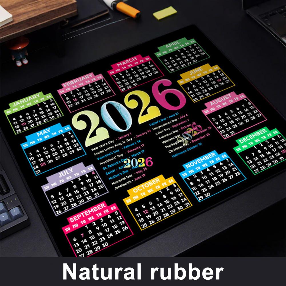 2026 Calendar Mouse Pad Waterp – обзор и цена Laptop Office Accessories