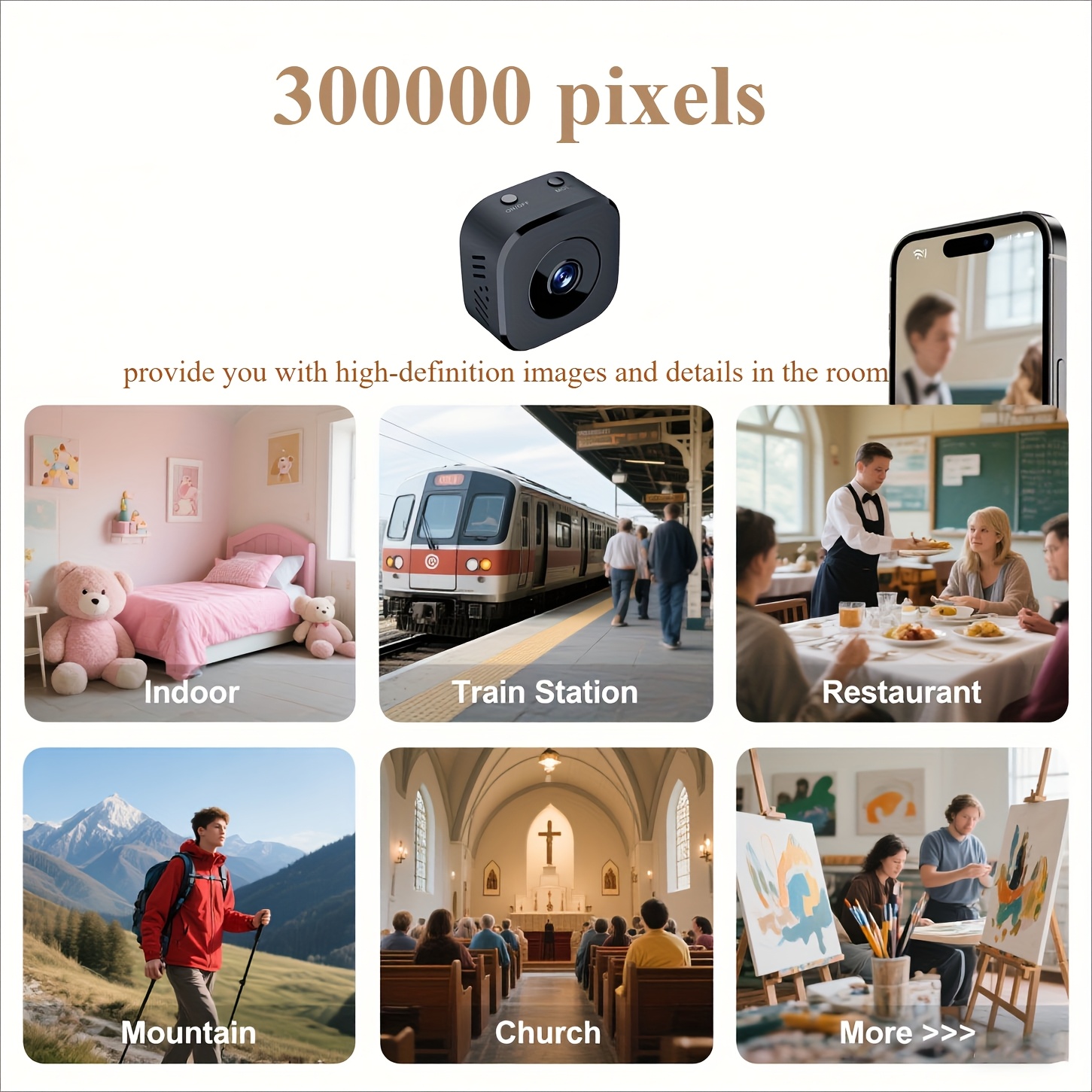 1080P HD Mini WiFi Camera Indo – обзор и цена Monitor Portable Usb