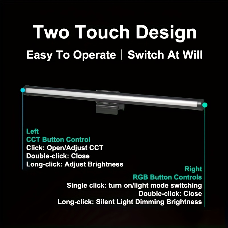 RGB Stepless Dimming LED Monit – обзор и цена Laptop Accessories Rgb