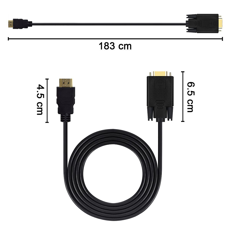 1.8M 1080P Video Converter HDM – обзор и цена Hdmi Vga Adapter