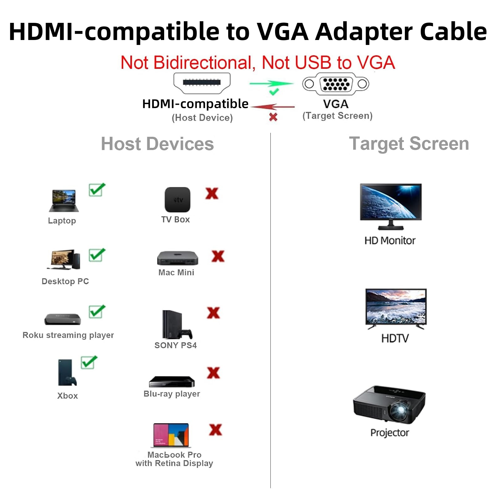 1.8M 1080P Video Converter HDM – обзор и цена Hdmi Vga Adapter