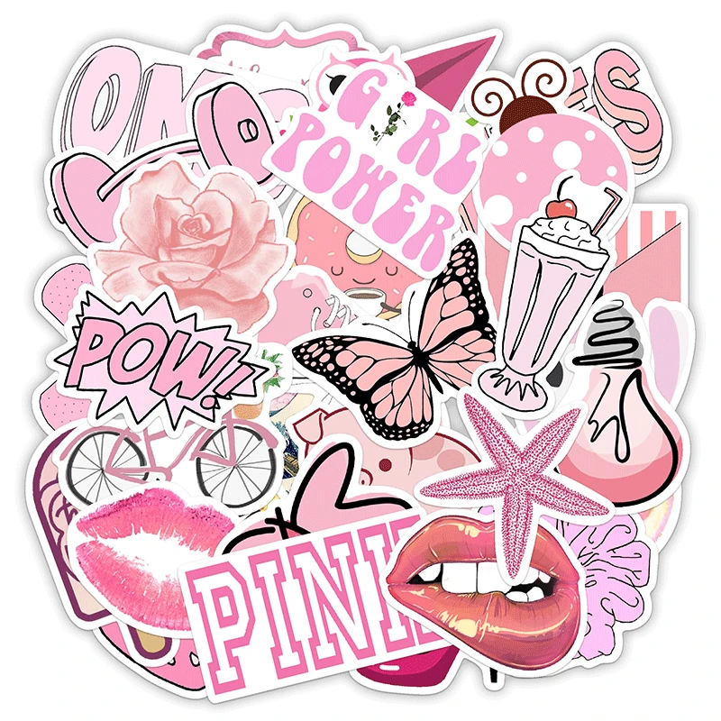 50PCS/Pack Cute Cartoon VSCO G – обзор и цена Laptop Accessories Kids