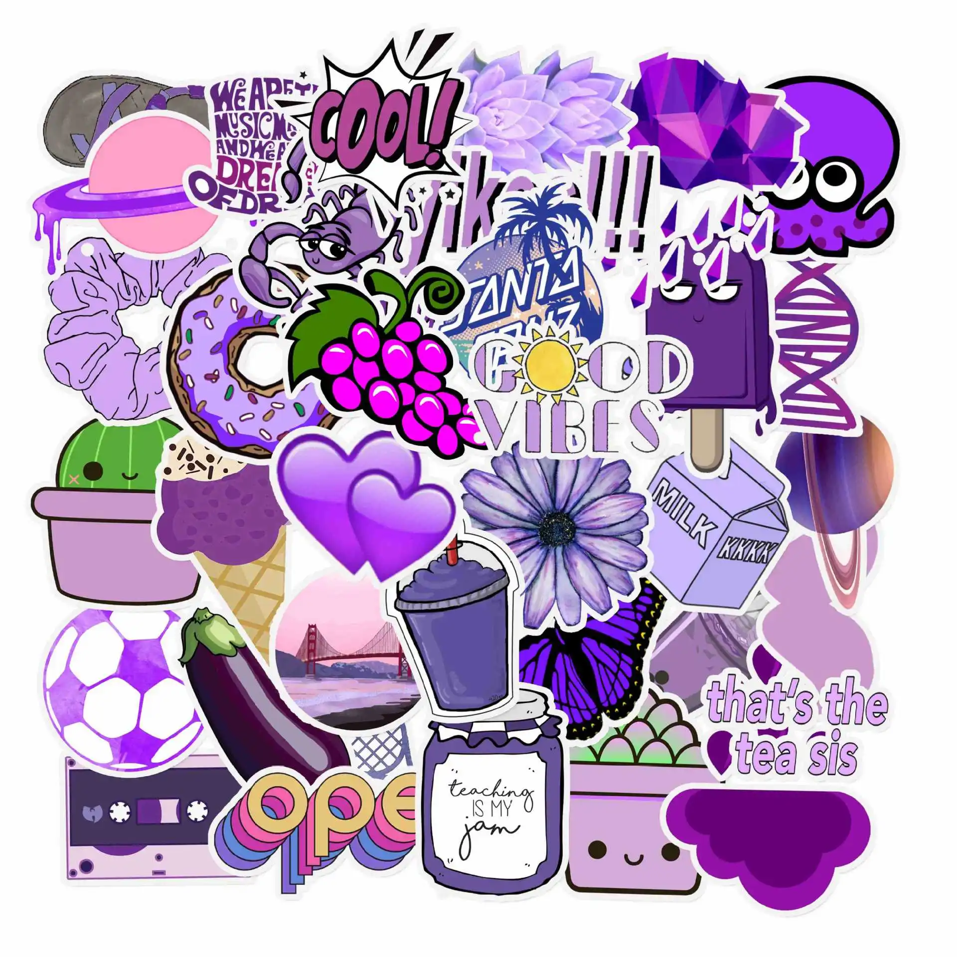 50PCS/Pack Cute Cartoon VSCO G – обзор и цена Laptop Accessories Kids