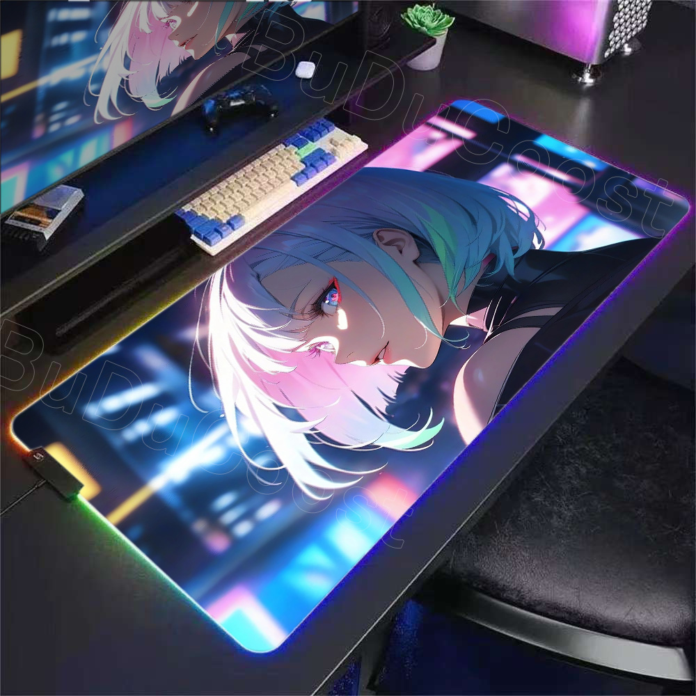 HD Anime Girl Mouse Pad RGB De – обзор и цена Laptop Accessories Rgb
