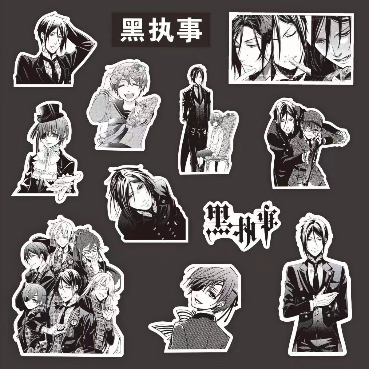 60PCS Anime Black Butler Baldr – обзор и цена Laptop Accessories Wallpaper