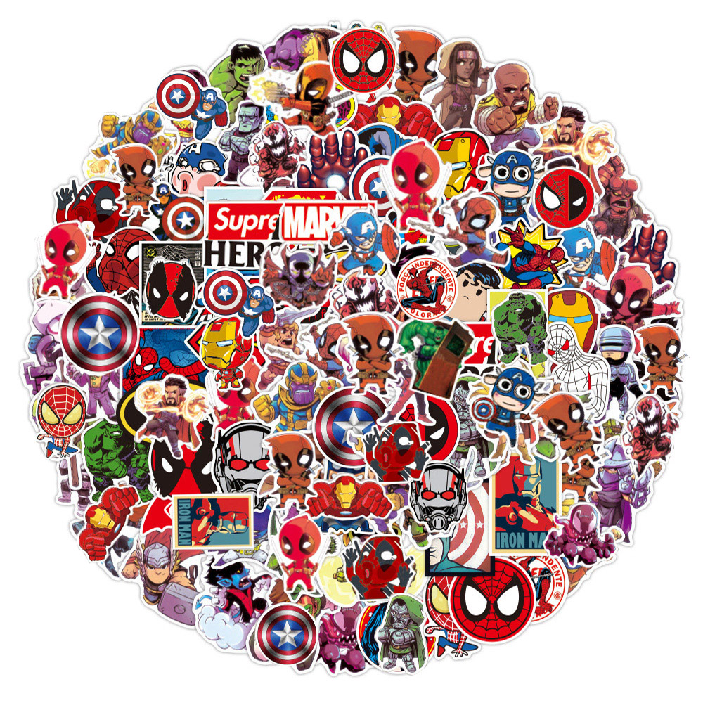 50pcs Disney Marvel The Avenge – обзор и цена Laptop Accessories Kids