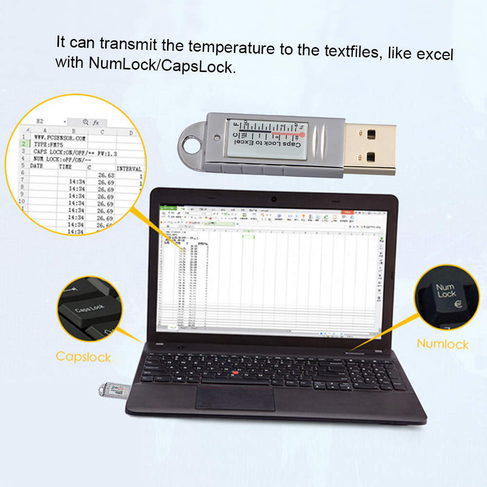 PCsensor USB Thermometer Hygro – обзор и цена Monitor Portable Usb