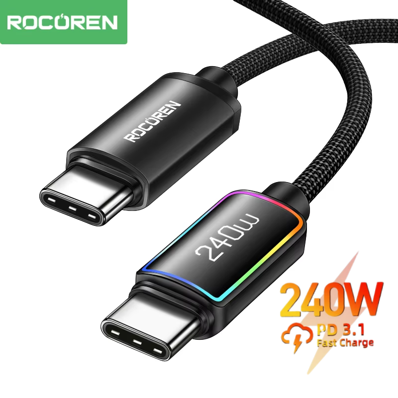 Rocoren 240W PD 3.1 USB Type C – обзор и цена Laptop Accessories Rgb