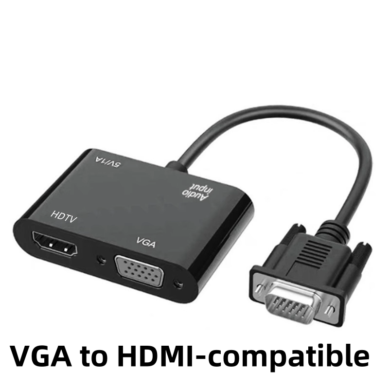 VGA(Host) to VGA/HDMI-compatib – обзор и цена Hdmi Vga Adapter