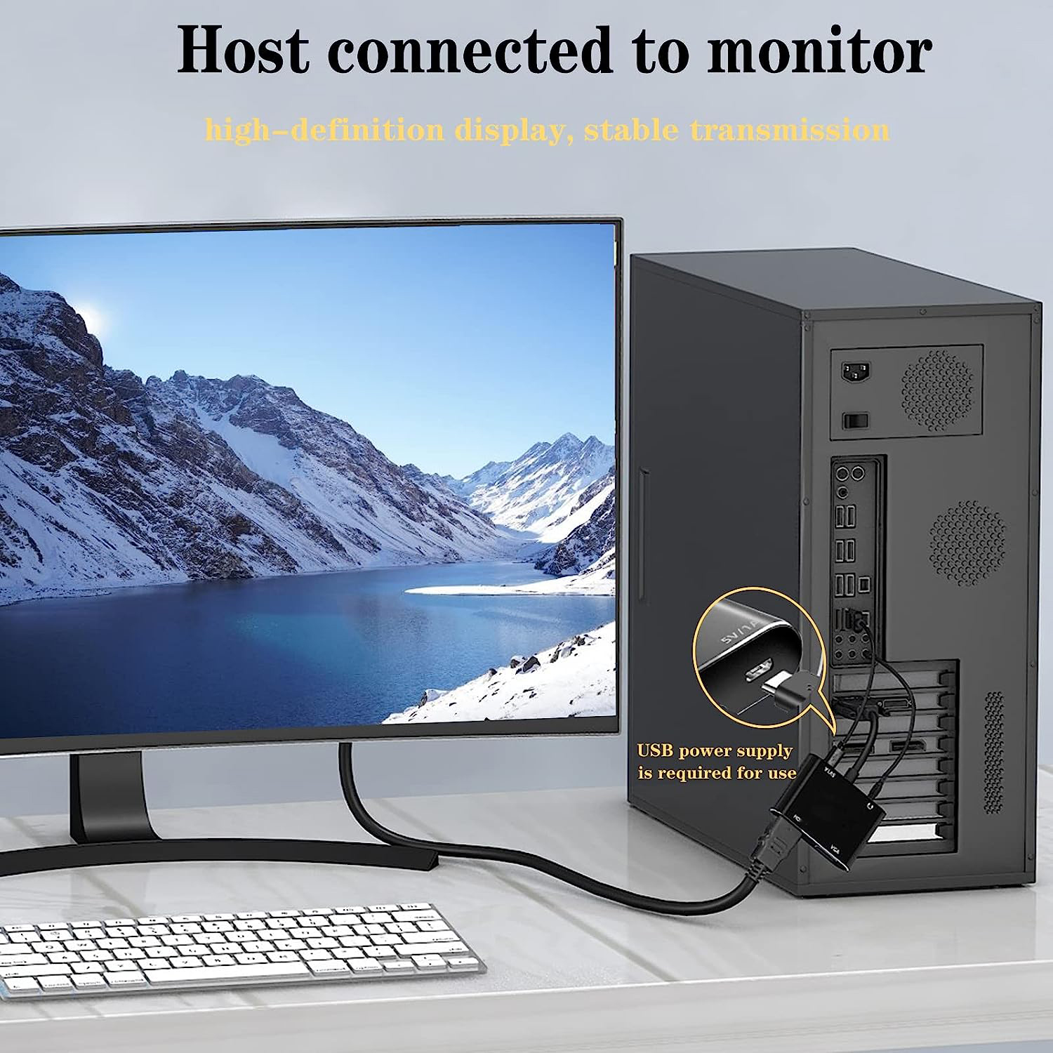 VGA(Host) to VGA/HDMI-compatib – обзор и цена Hdmi Vga Adapter