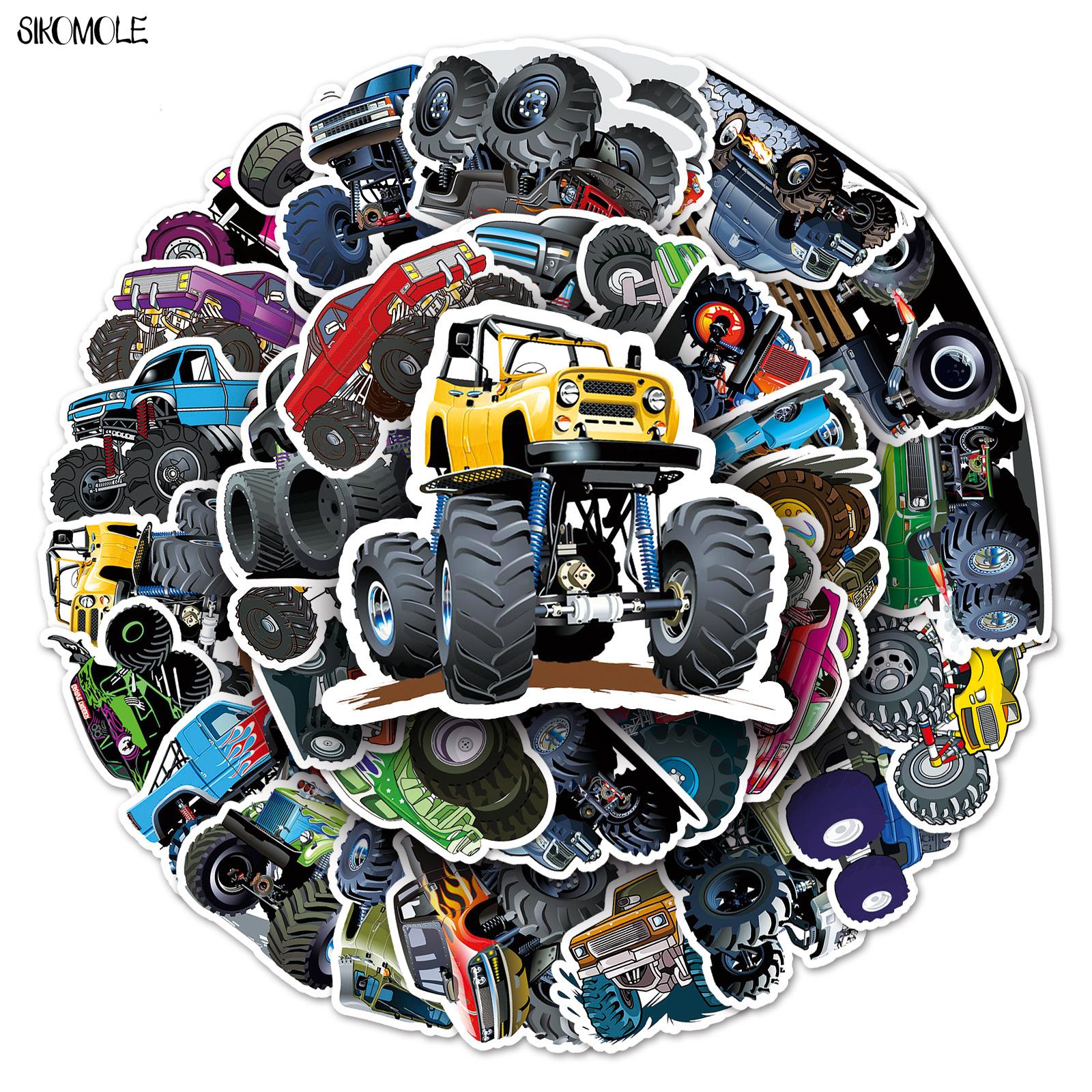 10/30/50pcs Cute Monster Truck – обзор и цена Laptop Accessories Kids