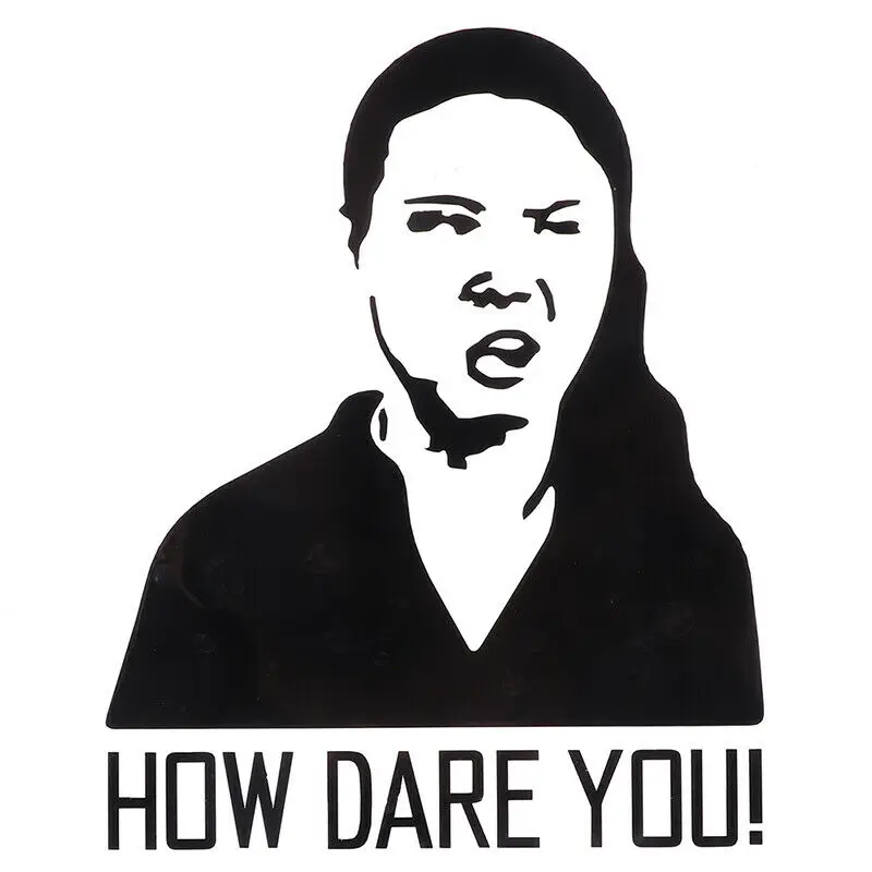 Car Sticker How Dare You! Gret – обзор и цена Laptop Accessories Wallpaper