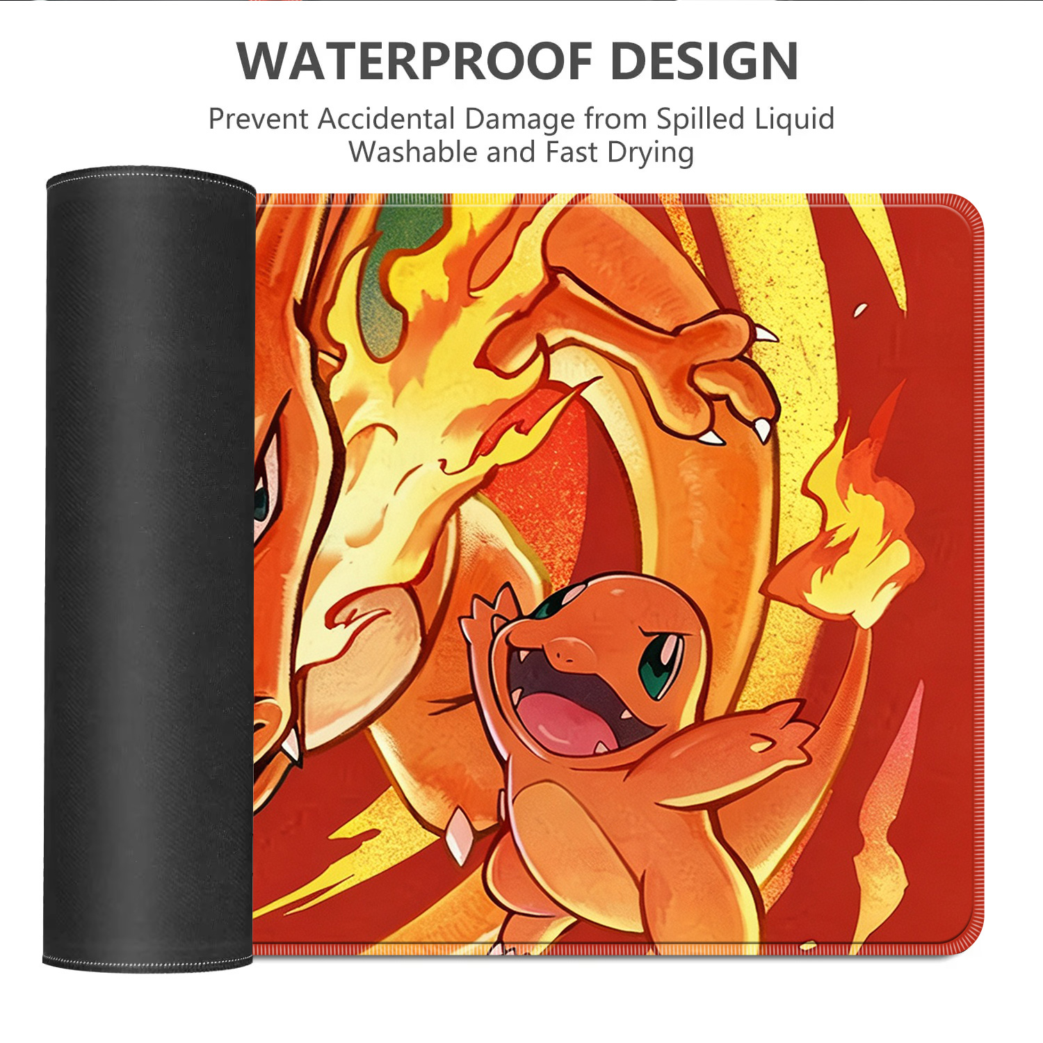 Anime Large Mouse Pad Charizar – обзор и цена Laptop Office Accessories